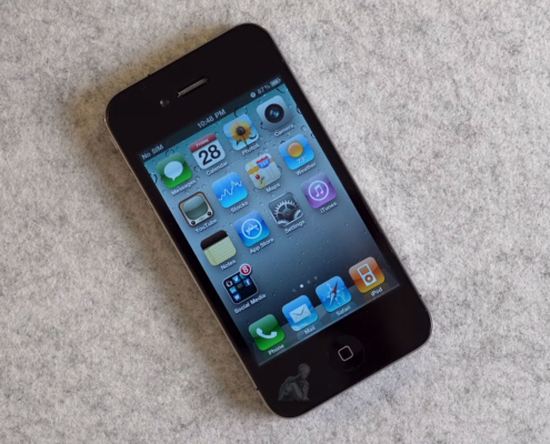 iPhone 4 showing settings and features used for tips and tricks