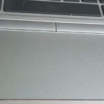 Close-up of a laptop trackpad surface showing the touchpad area used for cursor control and input interaction