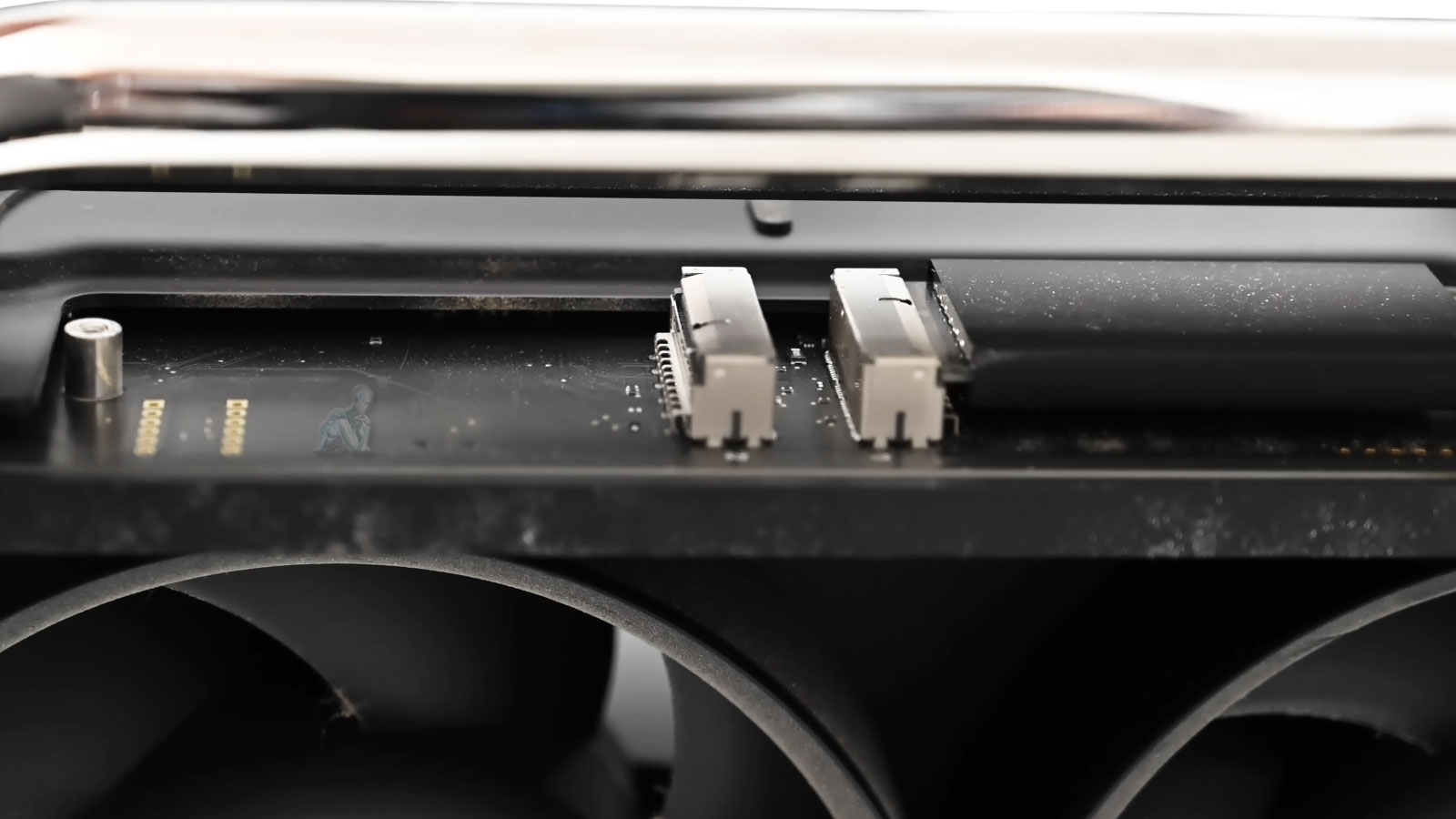 Mac Pro prepared for SSD upgrade using dedicated upgrade kit for storage replacement