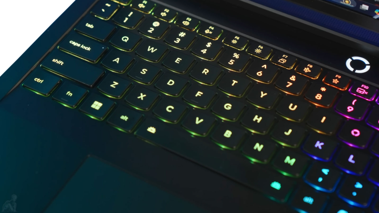 Lenovo Legion gaming laptop open with keyboard and display during laptop repair in Miami